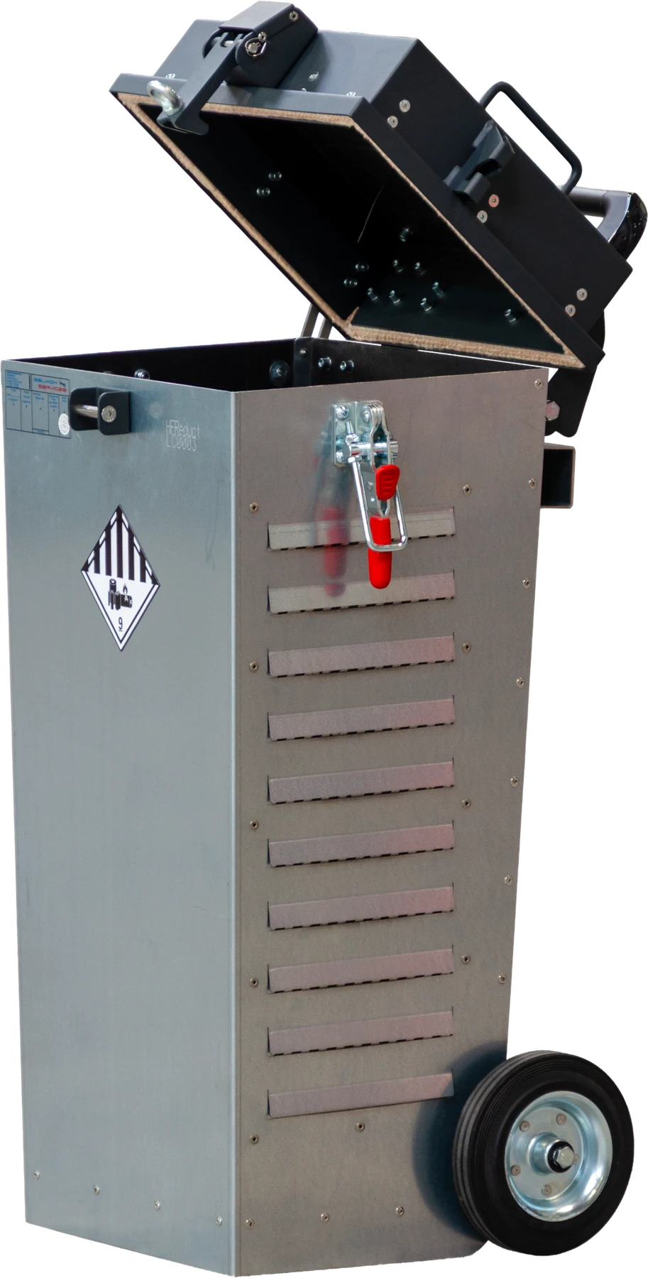 LiBa®Collect 120 Liter – geöffnet, Vorderansicht