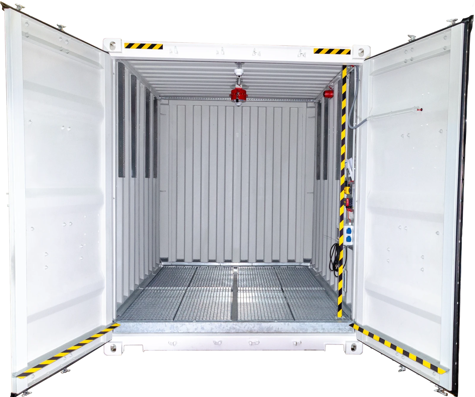LiBa Con 10 ft. – geöffnete Front mit Blick in den Innenraum
